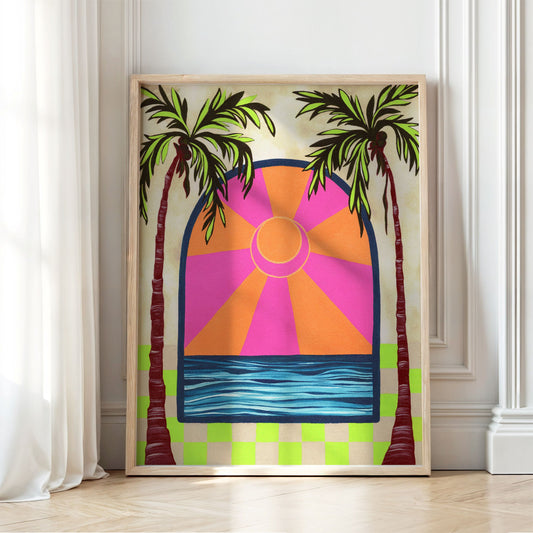 Twin Palm Tree