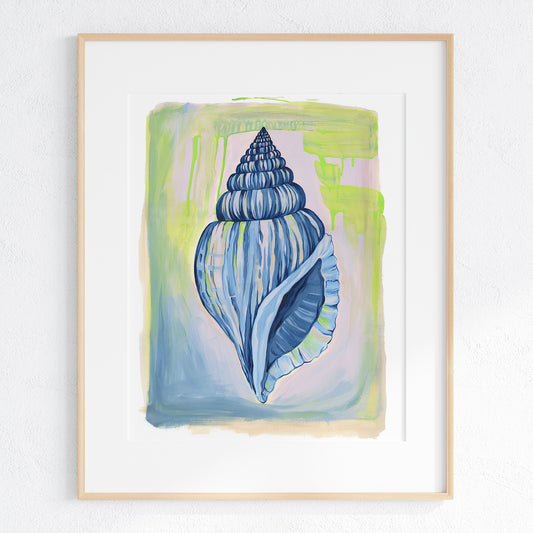 Blue Coastal Seashell