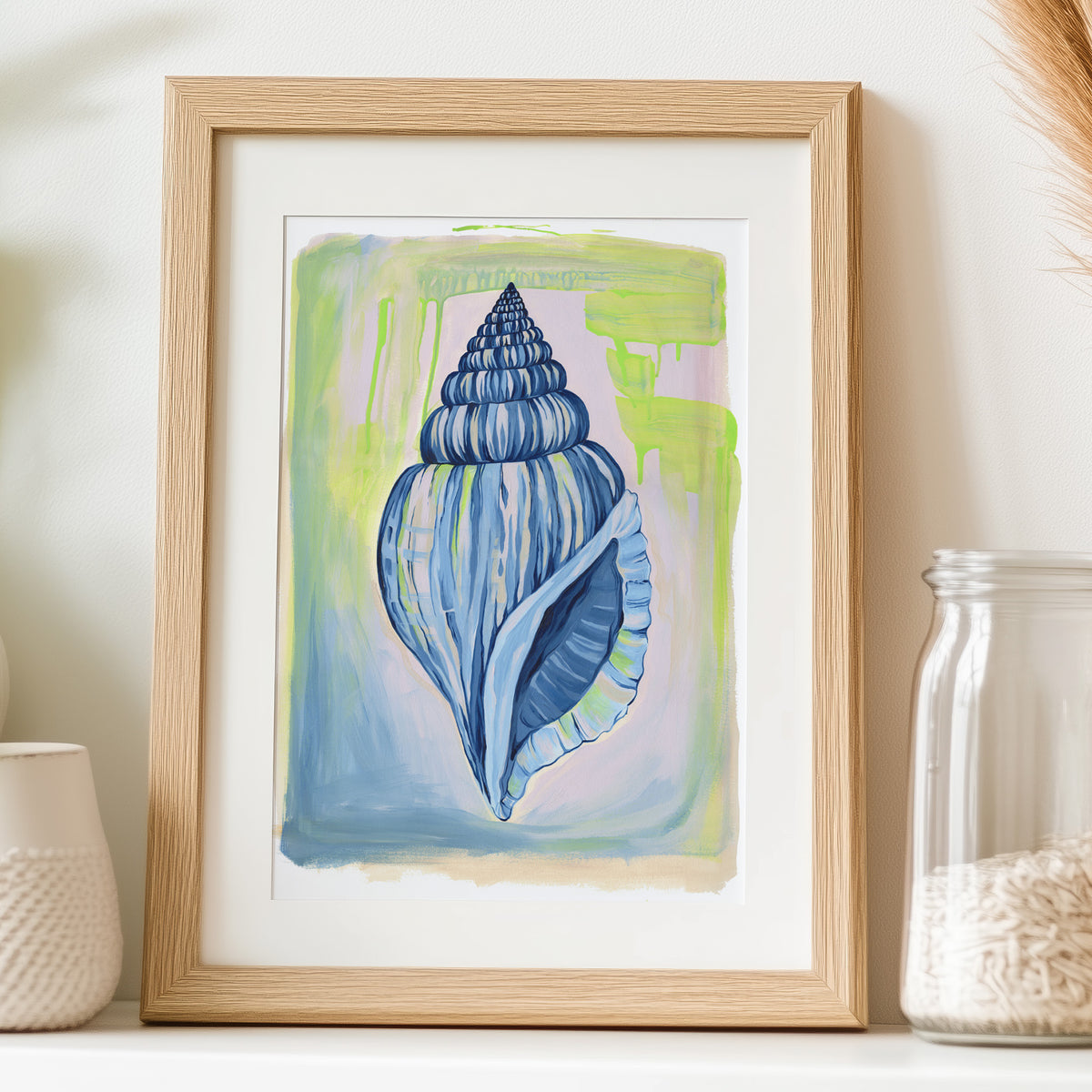 Blue Coastal Seashell
