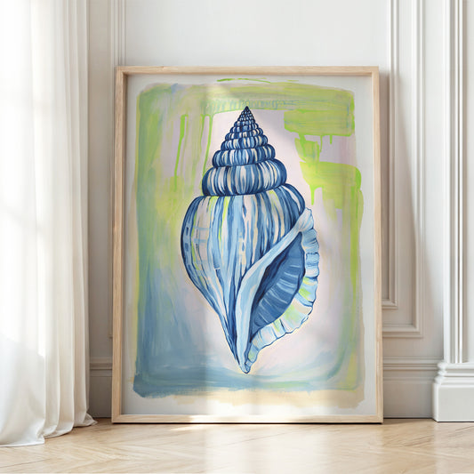 Blue Coastal Seashell