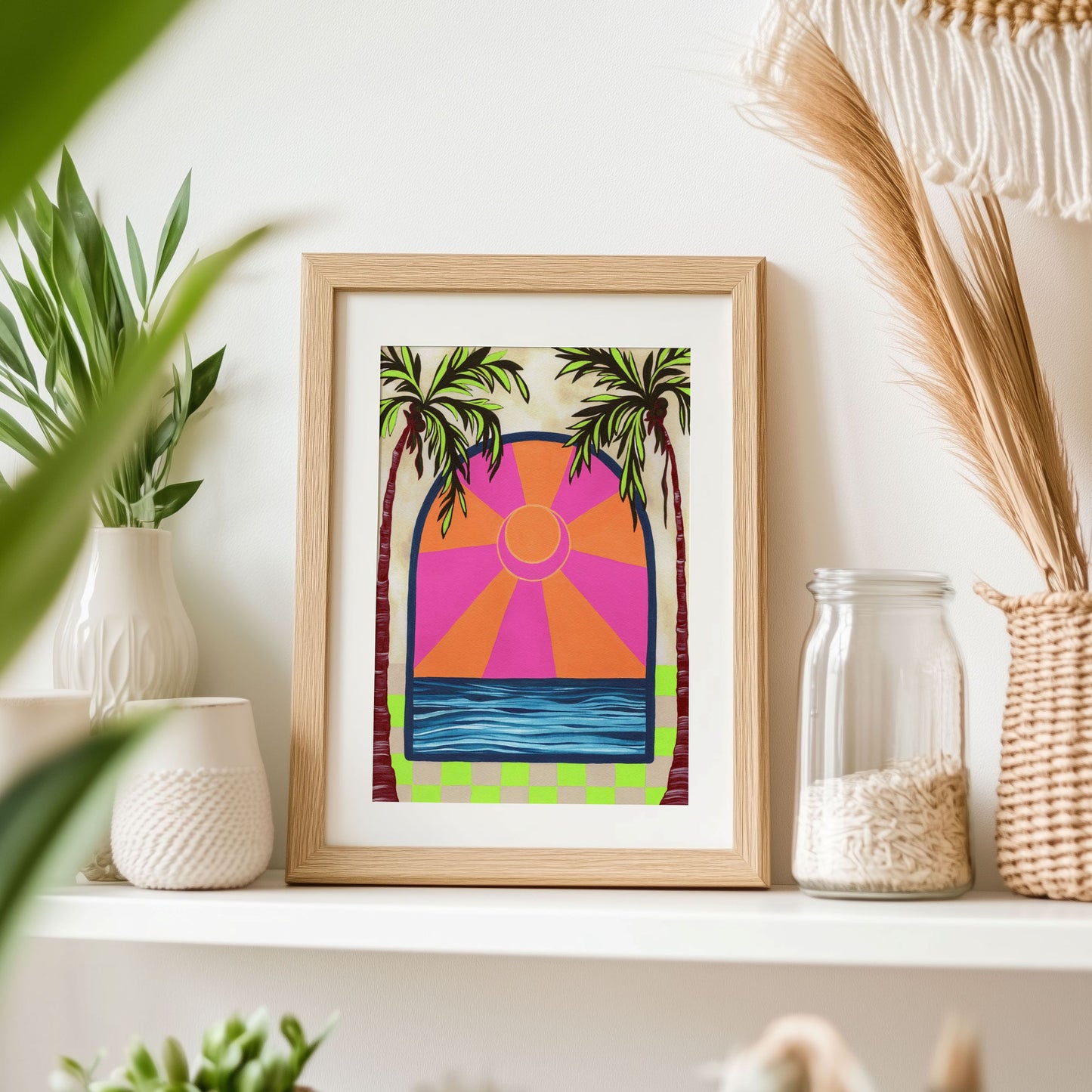 Twin Palm Tree