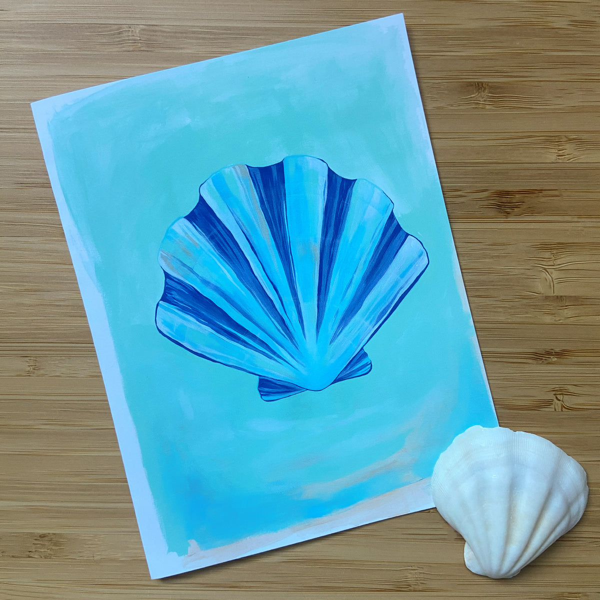 Ocean Seashell Greeting Card