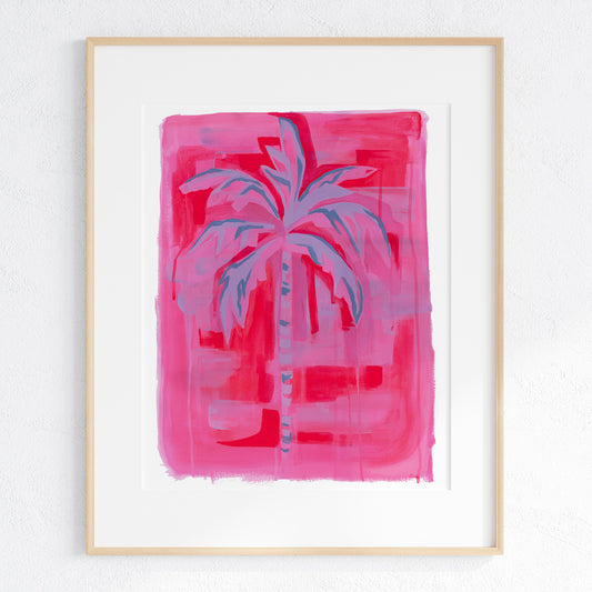 Pink Tropical Palm