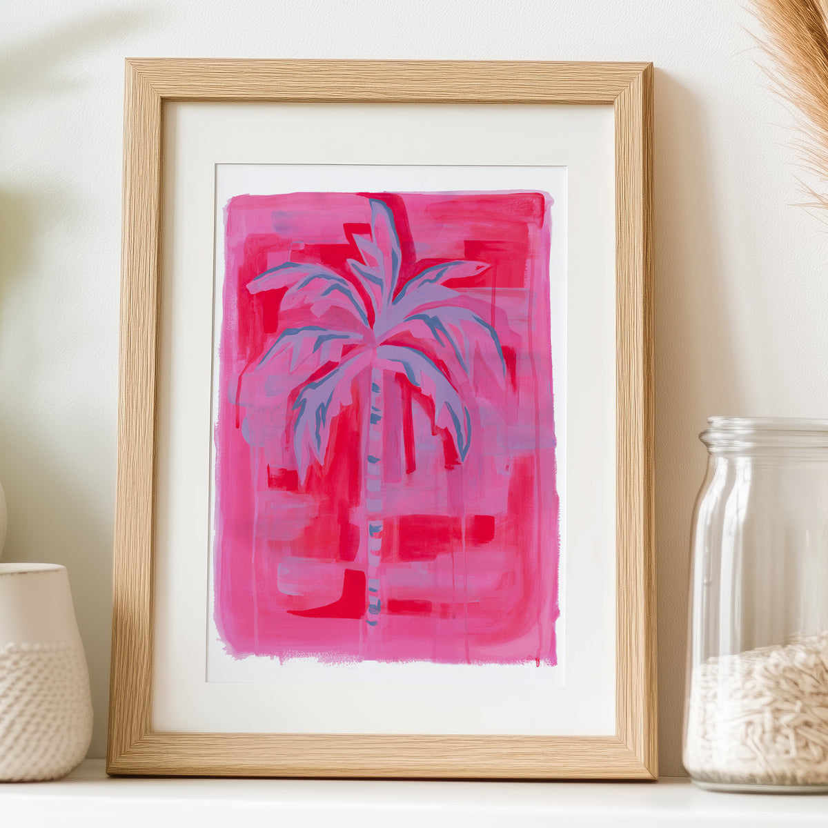 Pink Tropical Palm
