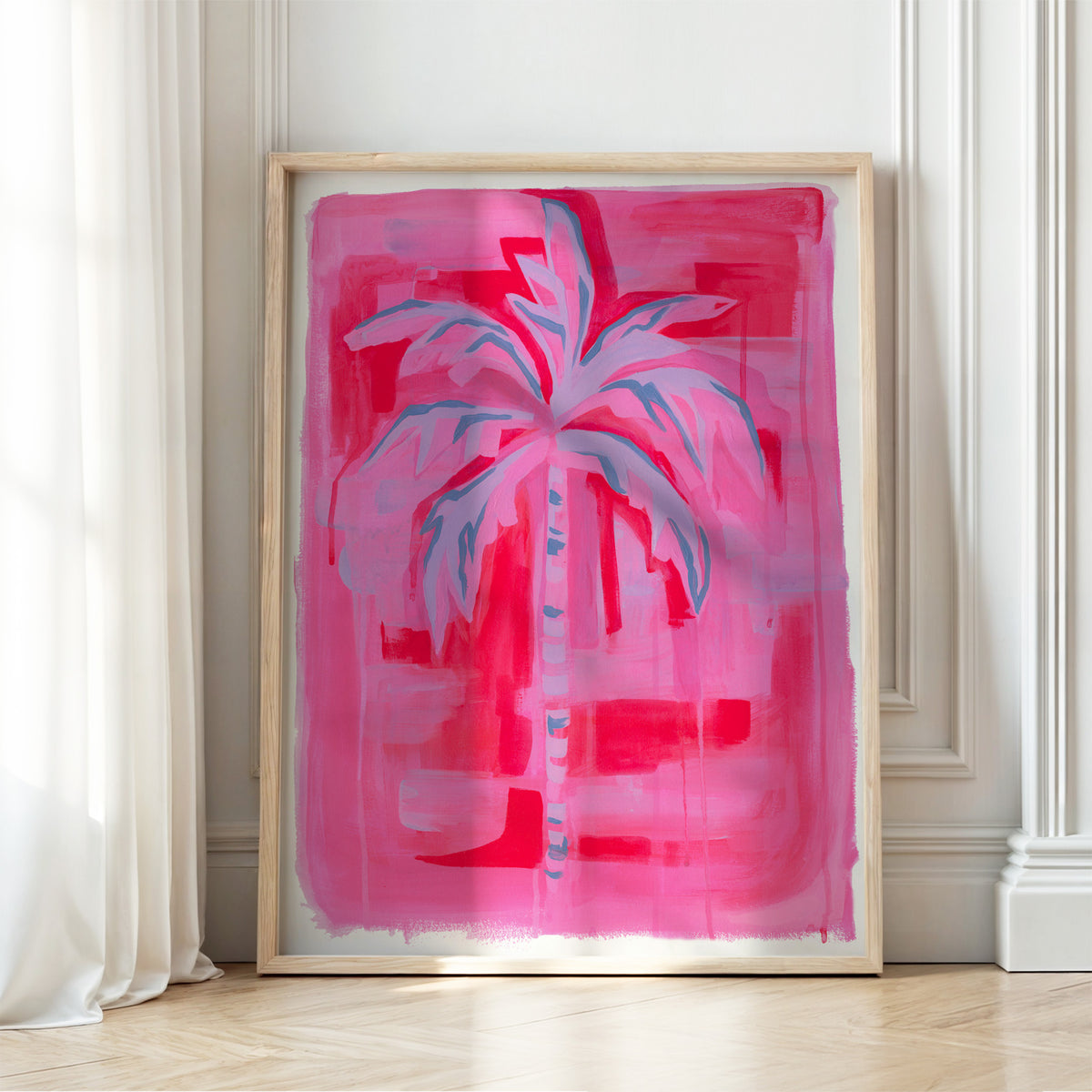 Pink Tropical Palm
