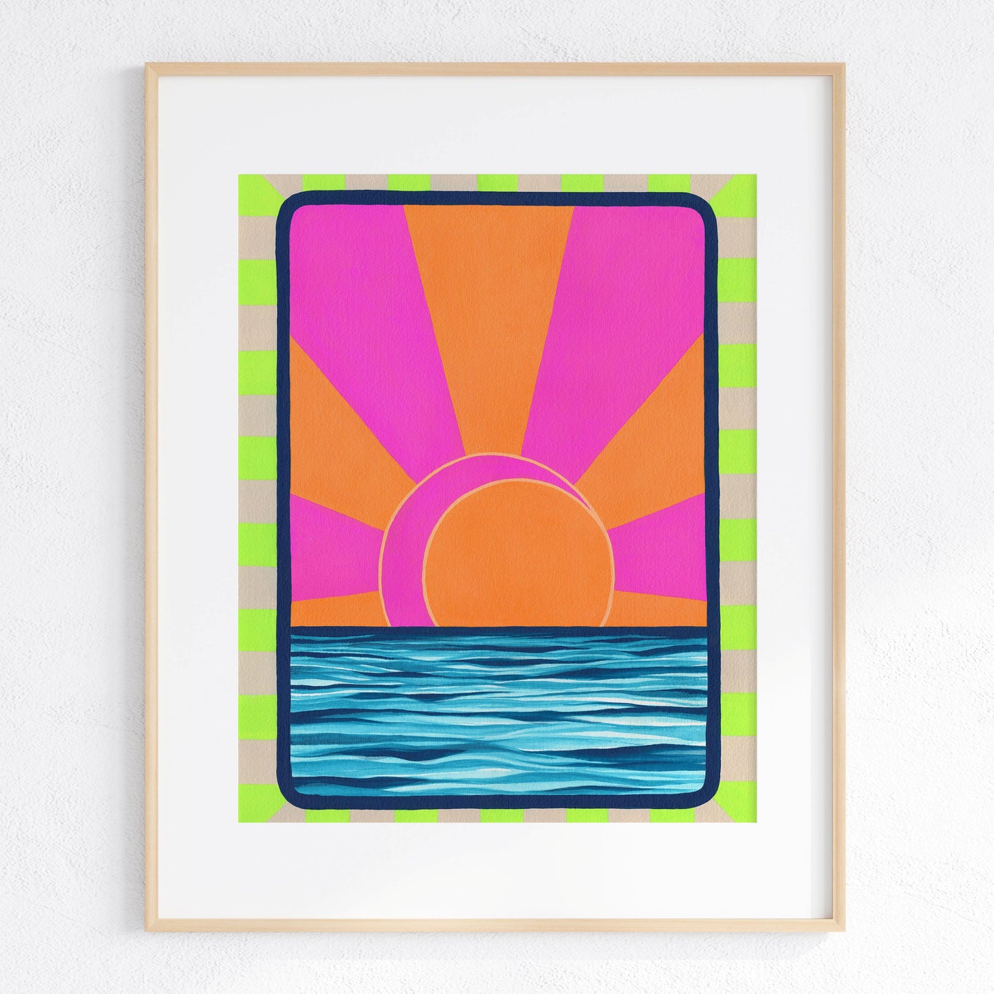 Coucher de soleil flamboyant